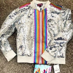 NWT JoJo Siwa Kids Size 6X Sequin Jacket